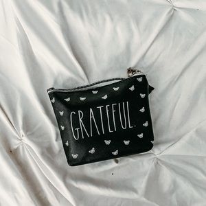 NWOT Rae Dunn Grateful Pouch